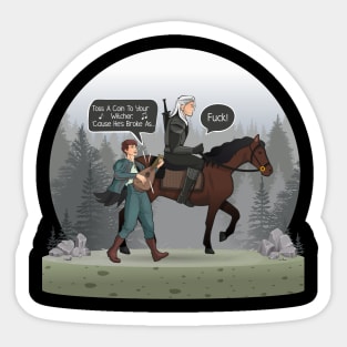 Toss a Coin to Your Witcher Sticker